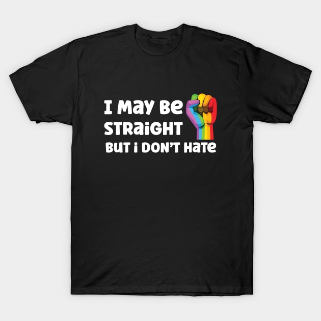 I may be straight but i don't hate T-Shirt by Queers